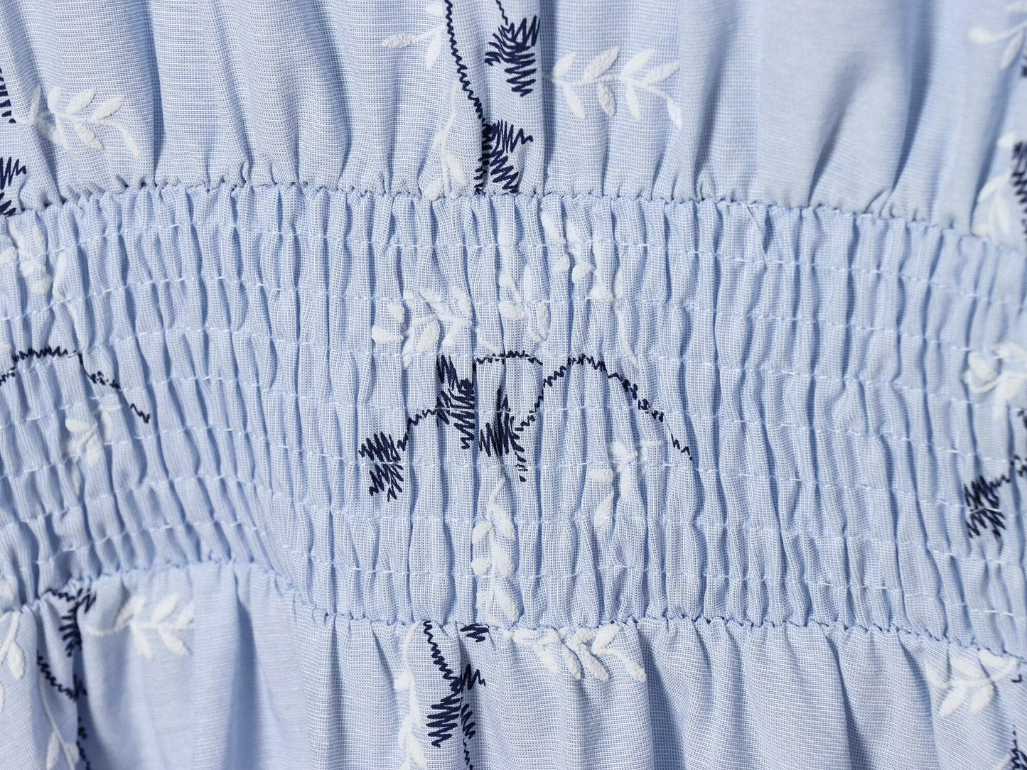 Women's pressed glue embroidered printed dress