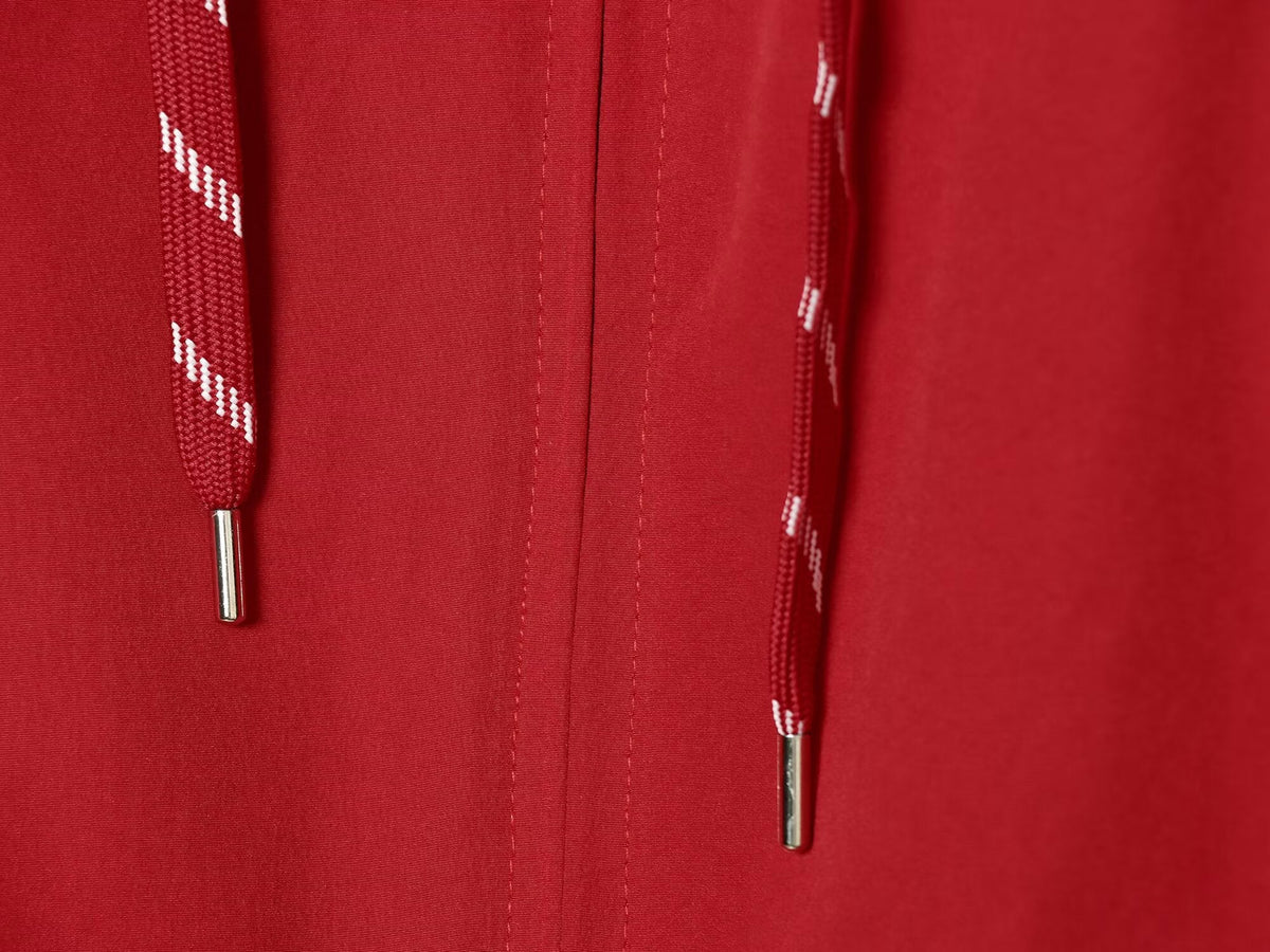 Women's drawstring decorative stand collar cotton jacket