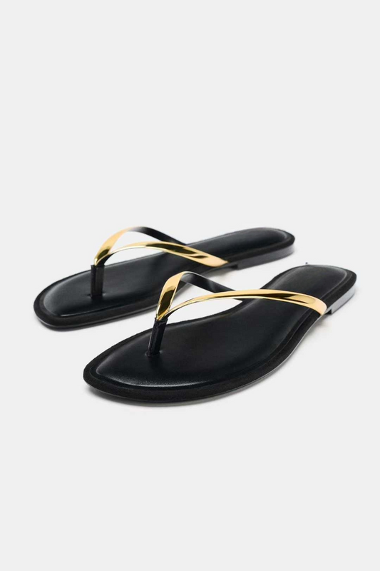 New fashionable women's round-toe sandals and flip-flops