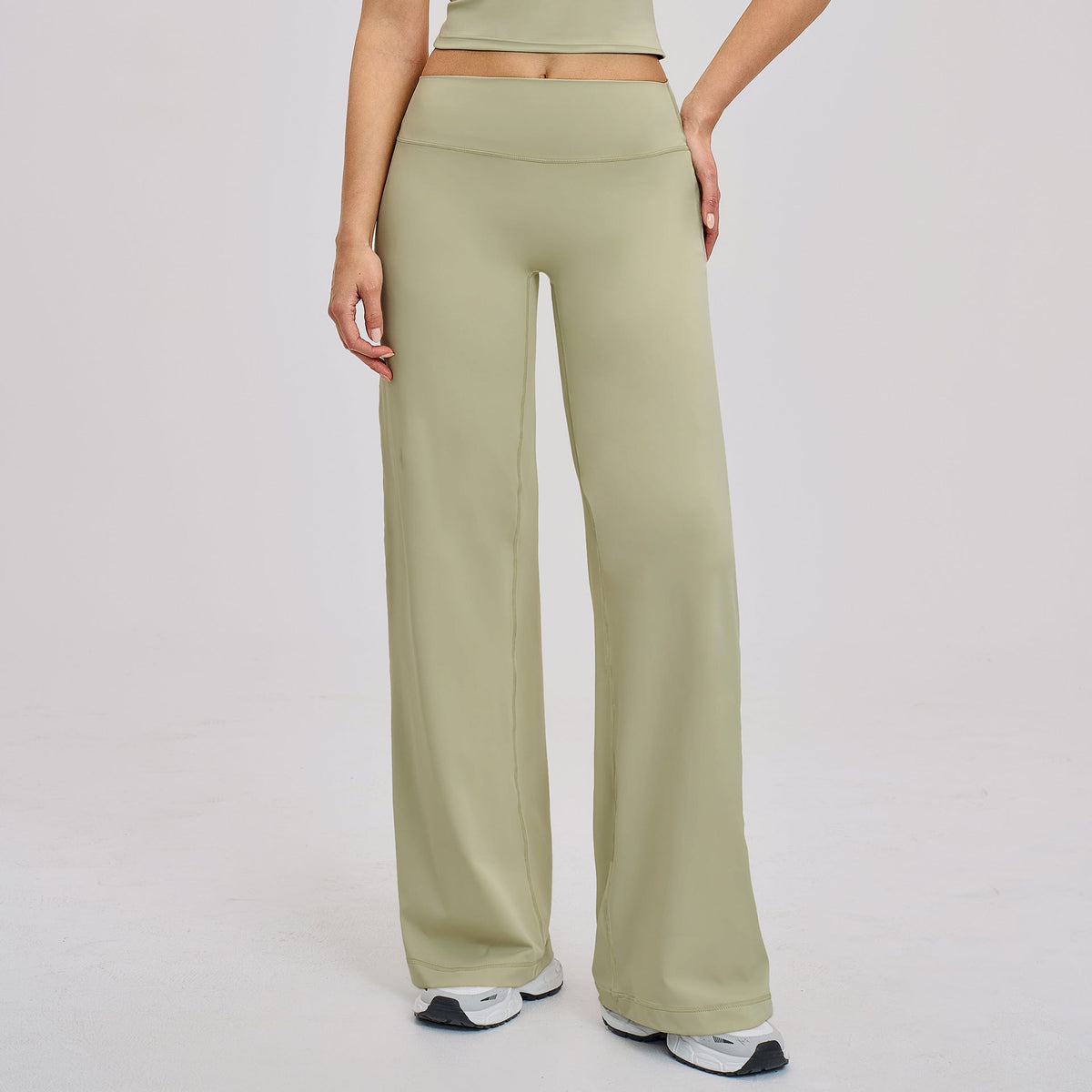 Women's new sanding slim pants loose wide-leg casual pants
