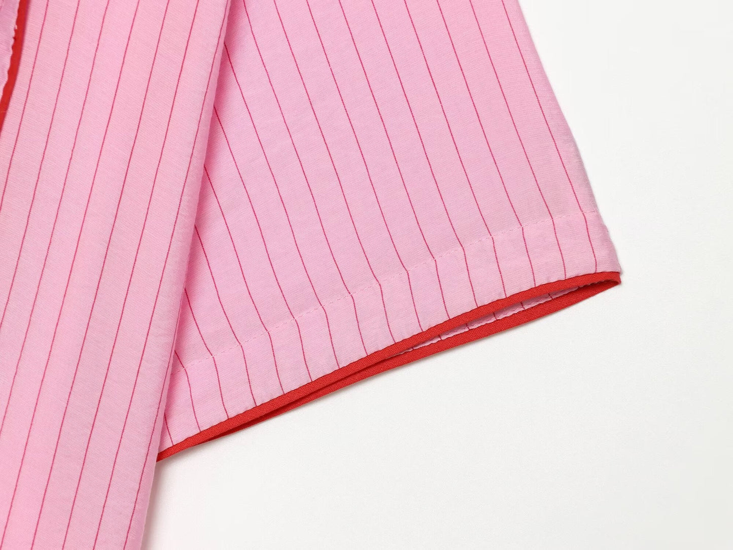 Women's bow decoration striped top