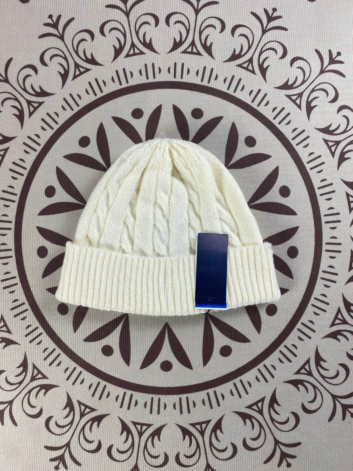 Men's and women's wild embroidered knitted hats windproof and cold-proof hats