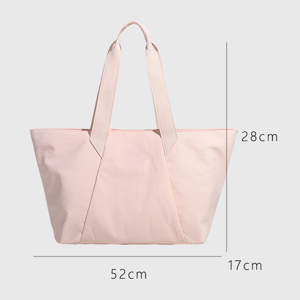 Women's new leisure large-capacity zipper portable shoulder bag
