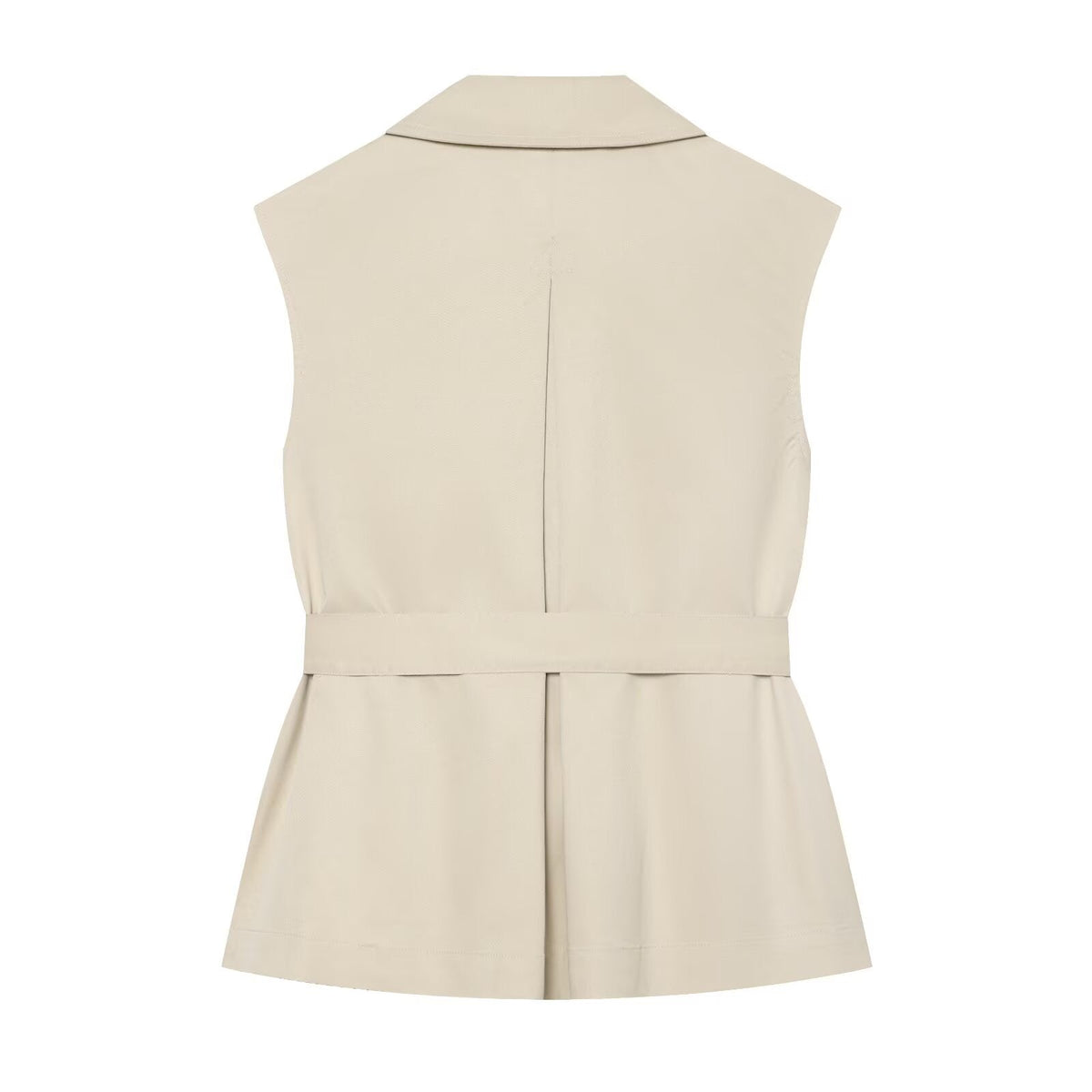 Women's with Belt casual double breasted vest