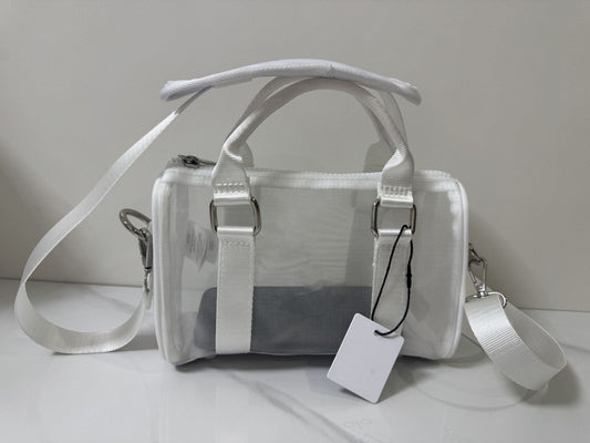 Women's Transparent Net Bag Bag Yoga Fitness Bag Sports Outdoor Fitness Bag Travel Diagonal Bag