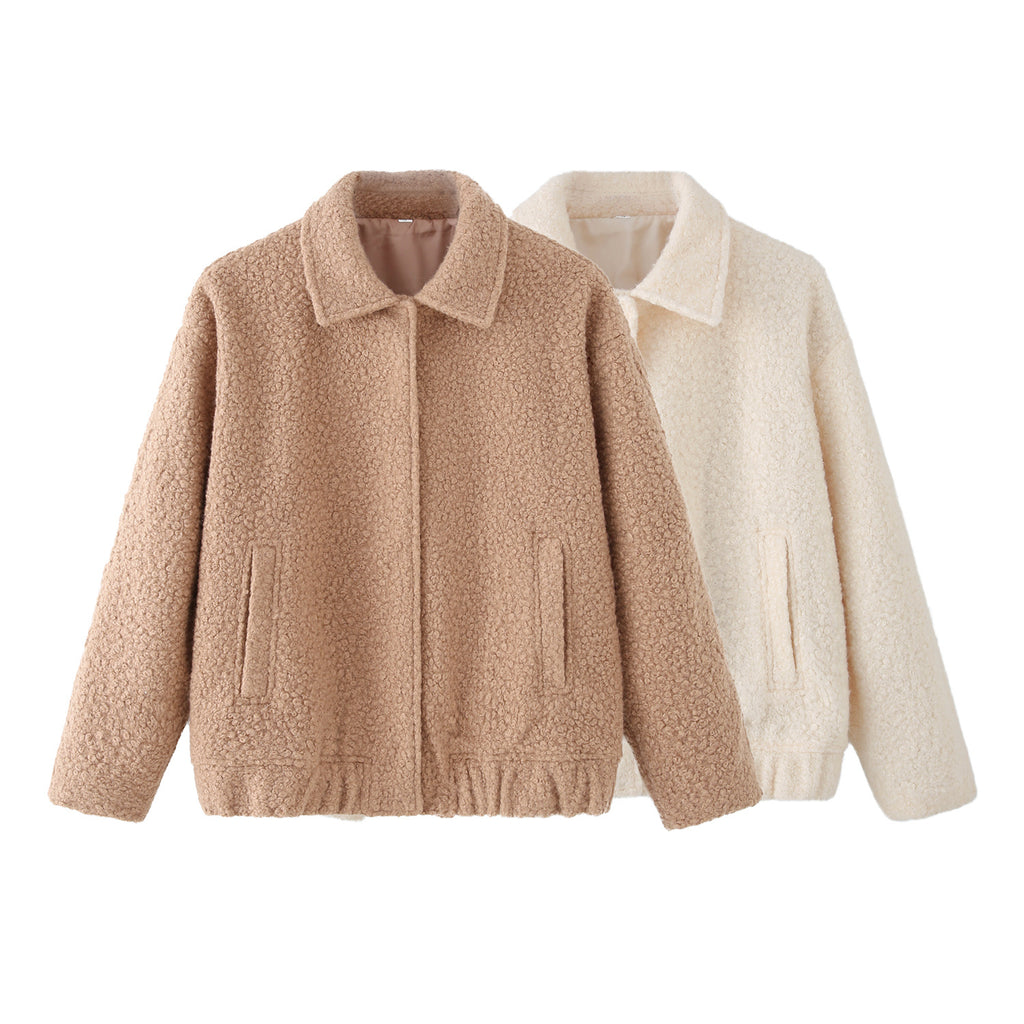 Women 2025 New Long-sleeved collared jacket