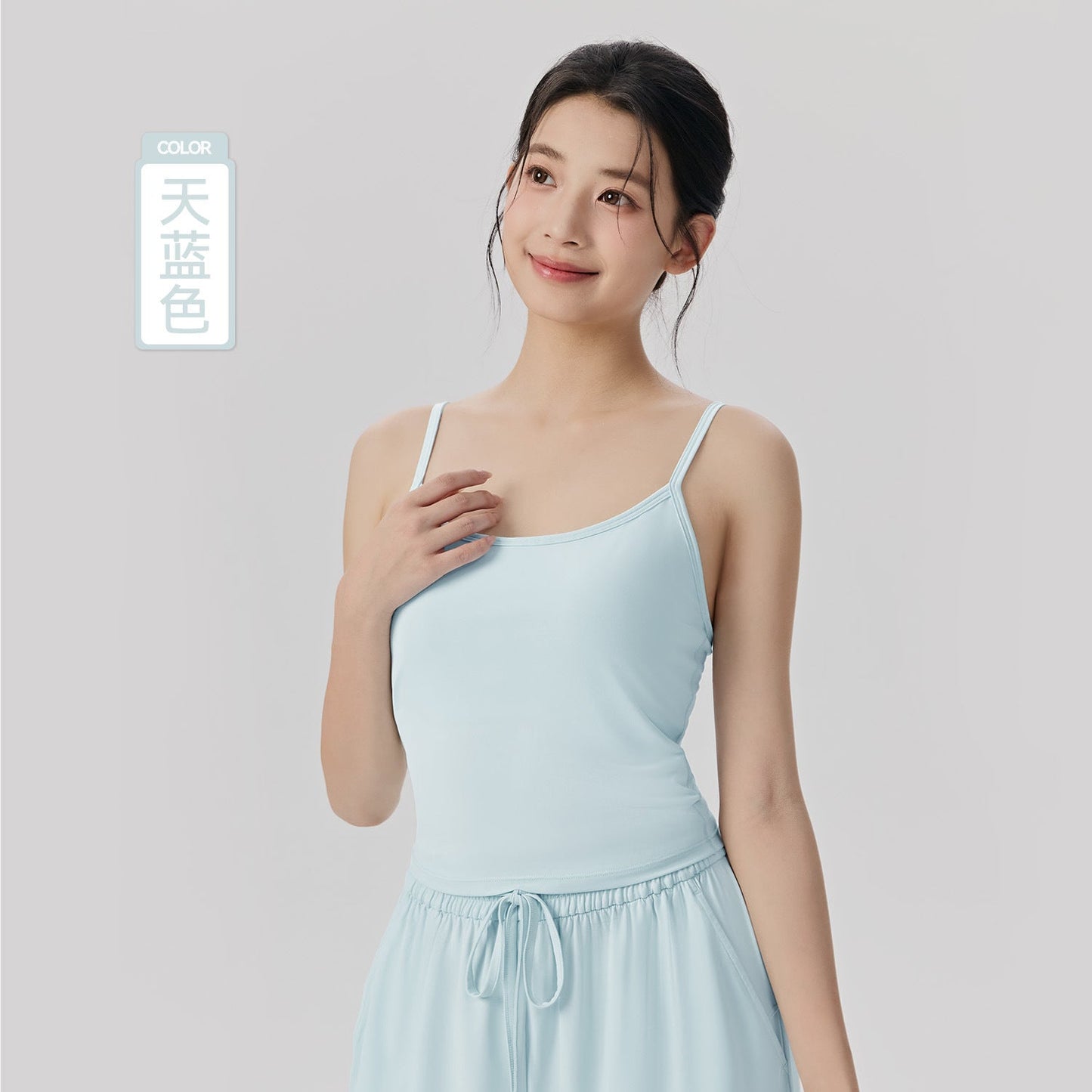 Women's 2026 summer new anti-ultraviolet sports vest with chest pad