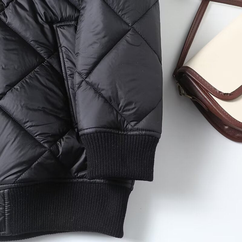 Women's casual warm cotton pilot jacket Coat