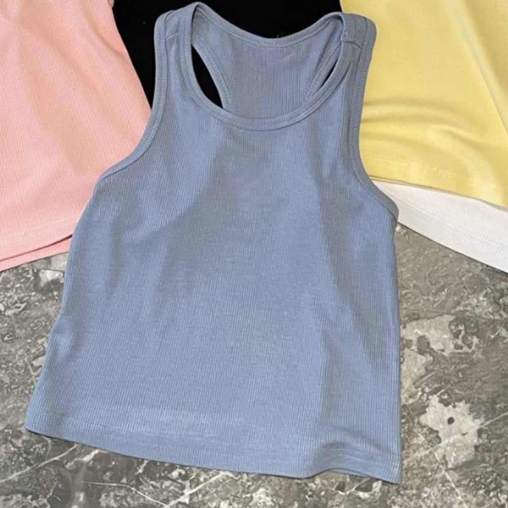 2026 women's new fashion casual five-color threaded short vest