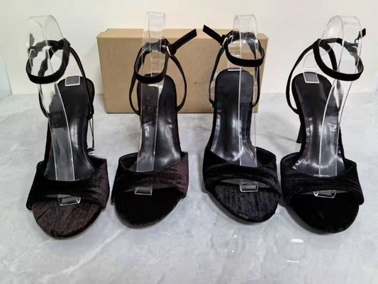 2025 New Style Elegant High-Heeled Slingback Open-Toe Sandals for Women