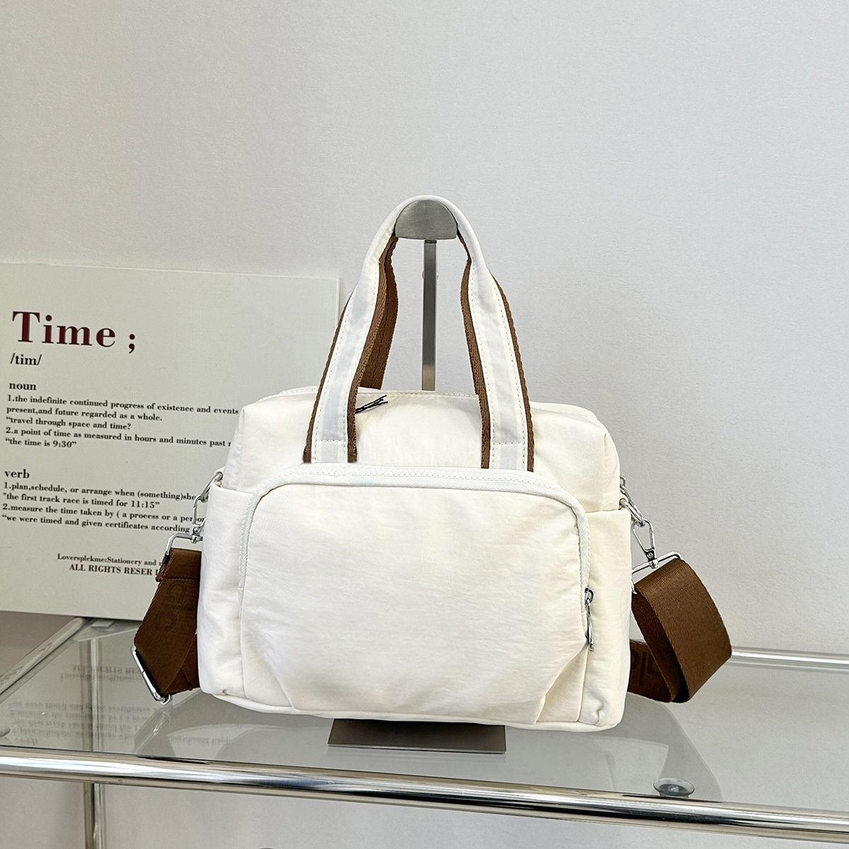2026 women's new outdoor travel shoulder bag large storage bag
