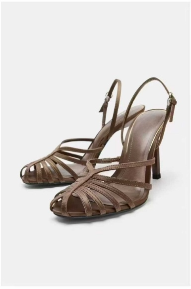 2026 New Women's Elegant High Heels with Closed Toe and Back Strap - Women's Sandals