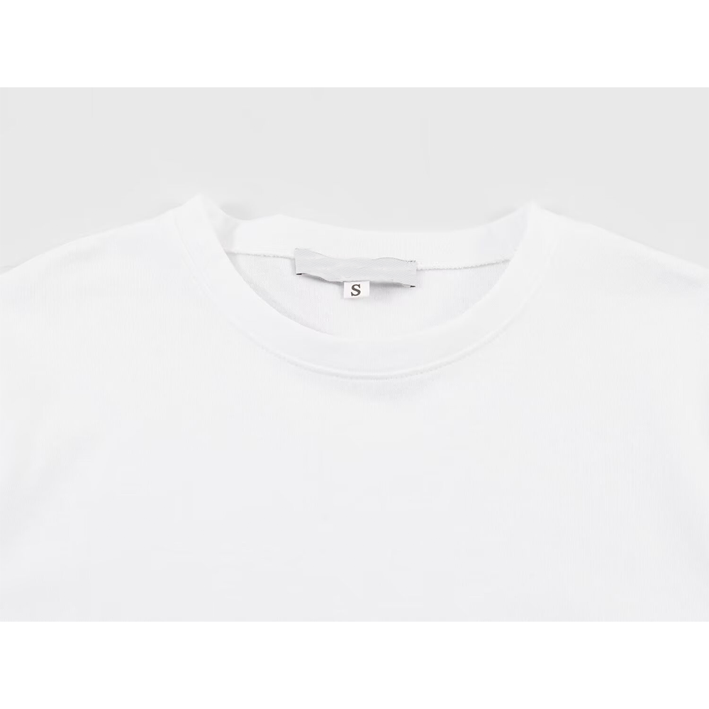 Women's Round-Neck Embroidered T-Shirt