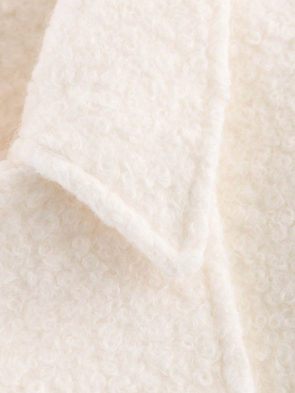 Women 2025 New Fashion Long-sleeved boucle fleece coat