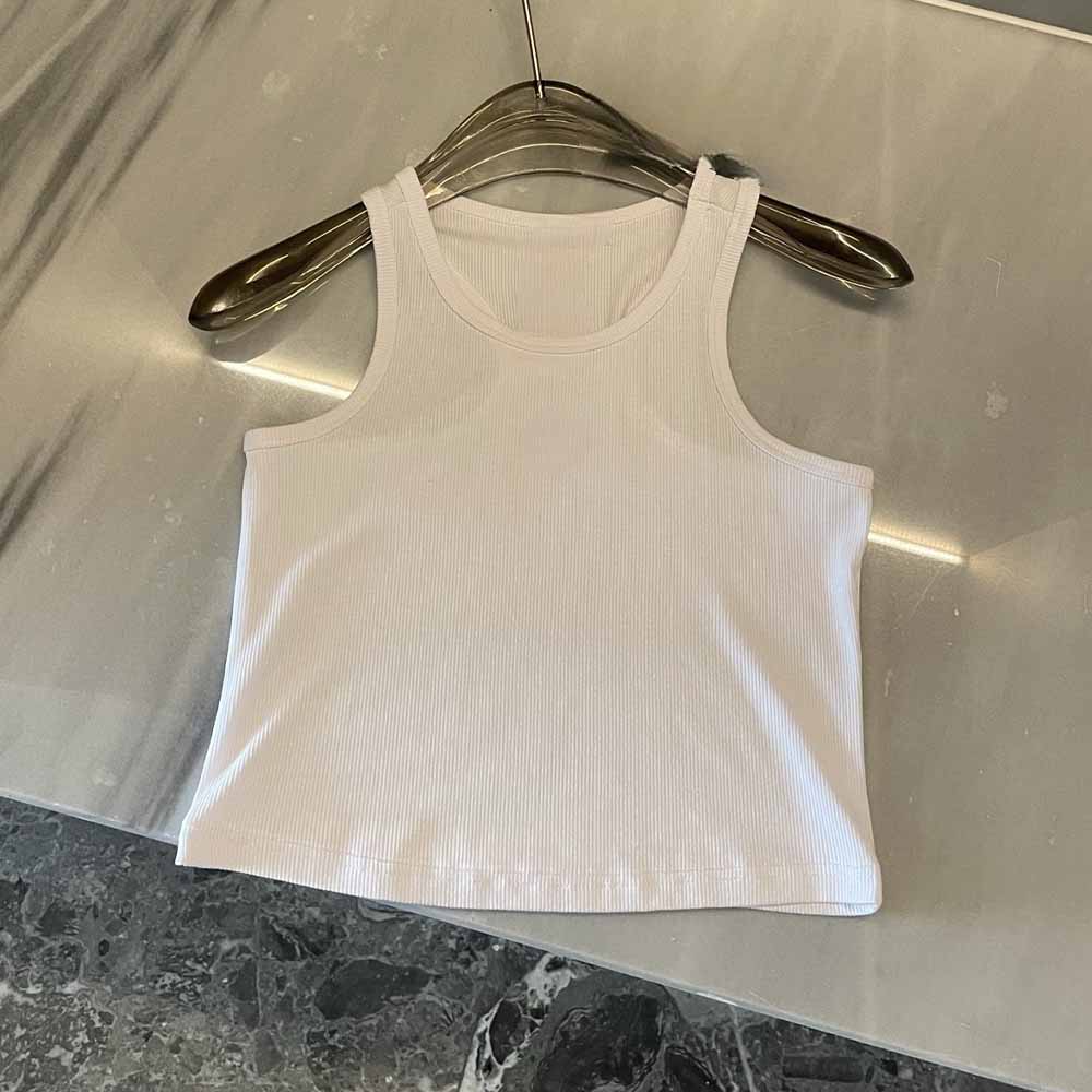 2026 women's new fashion casual five-color threaded short vest