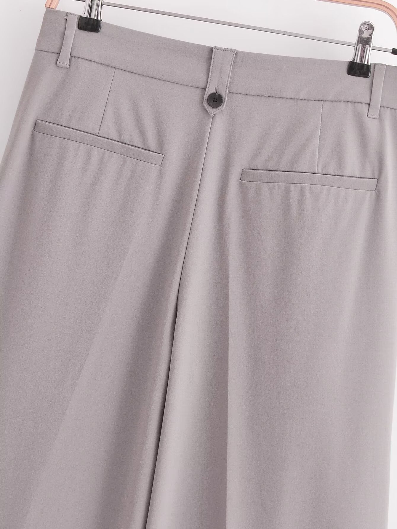 Women's loose double pleated casual pants
