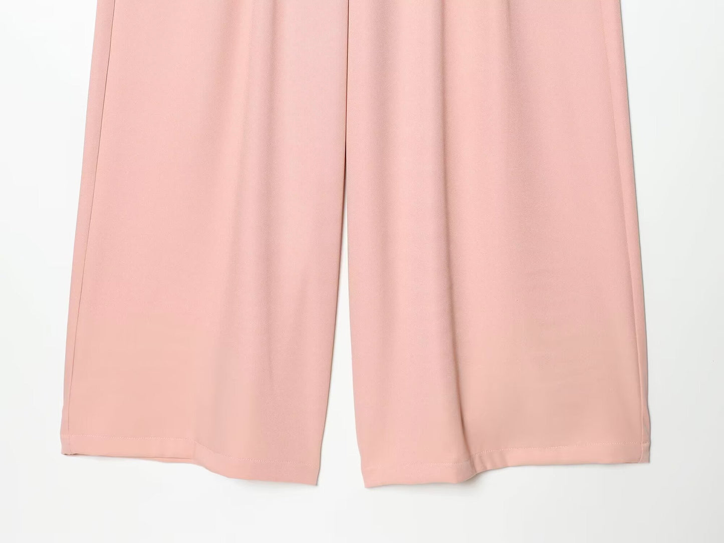 Women's loose pleated wide leg pants