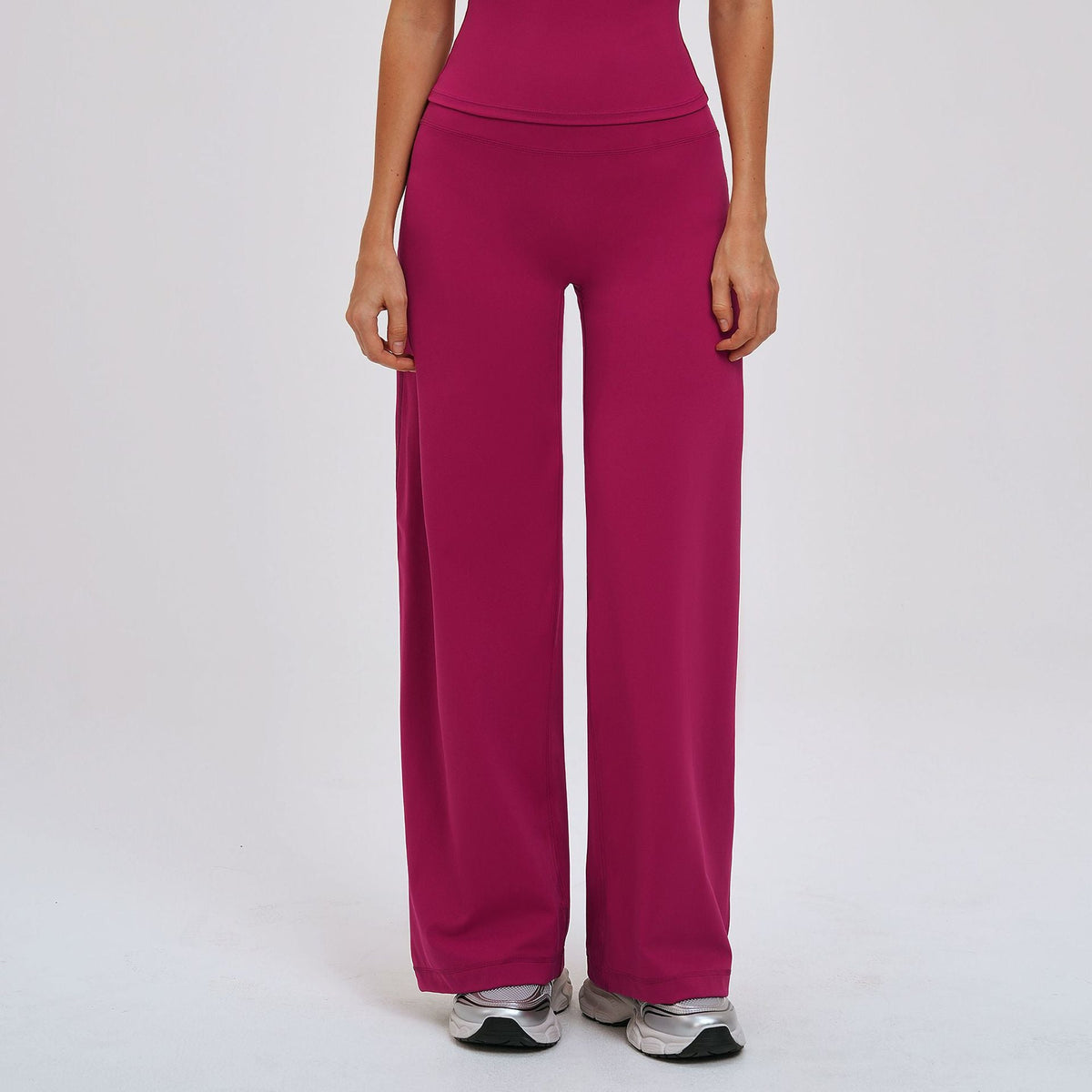 Women's new sanding slim pants loose wide-leg casual pants
