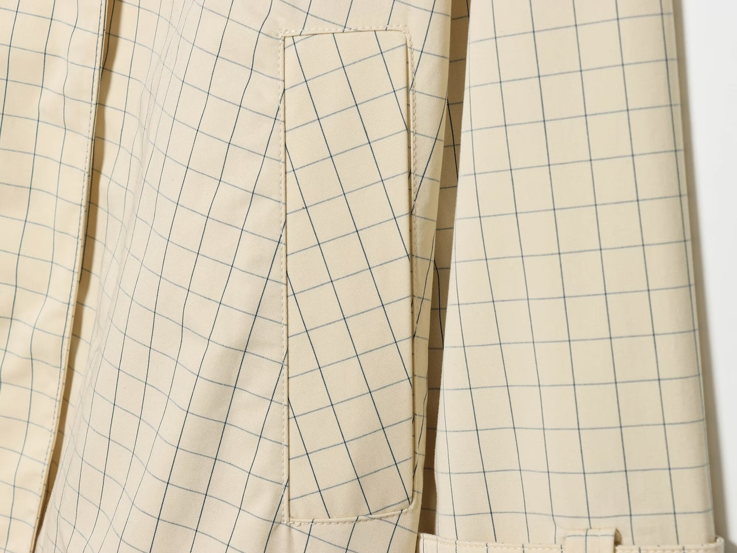 Women's loose plaid contrasting collar jacket