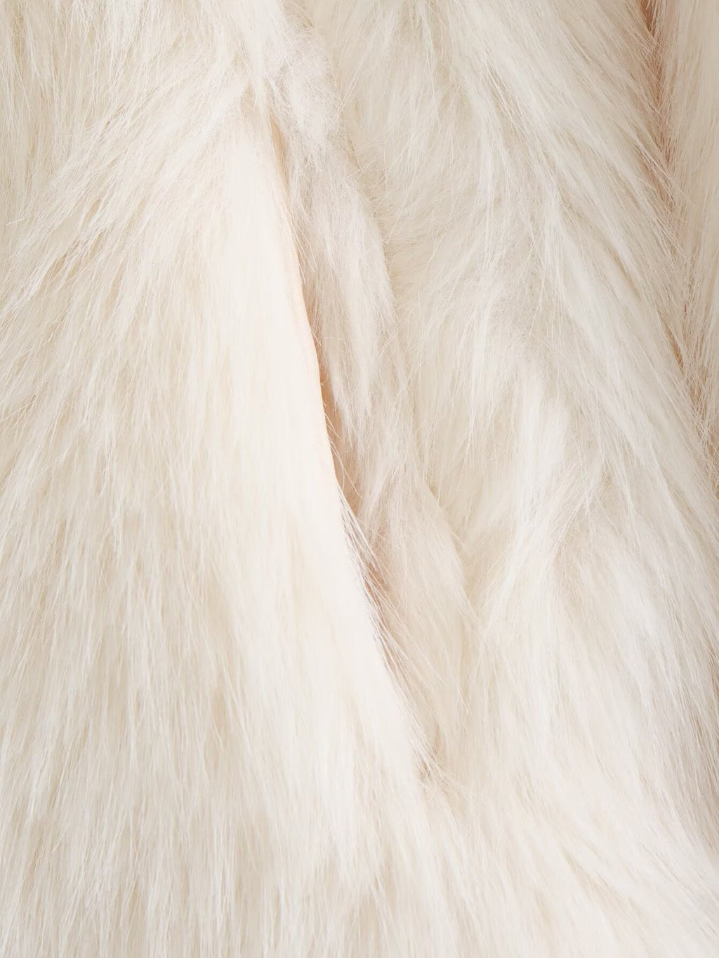 Women 2025 New Faux fur coat with large lapel