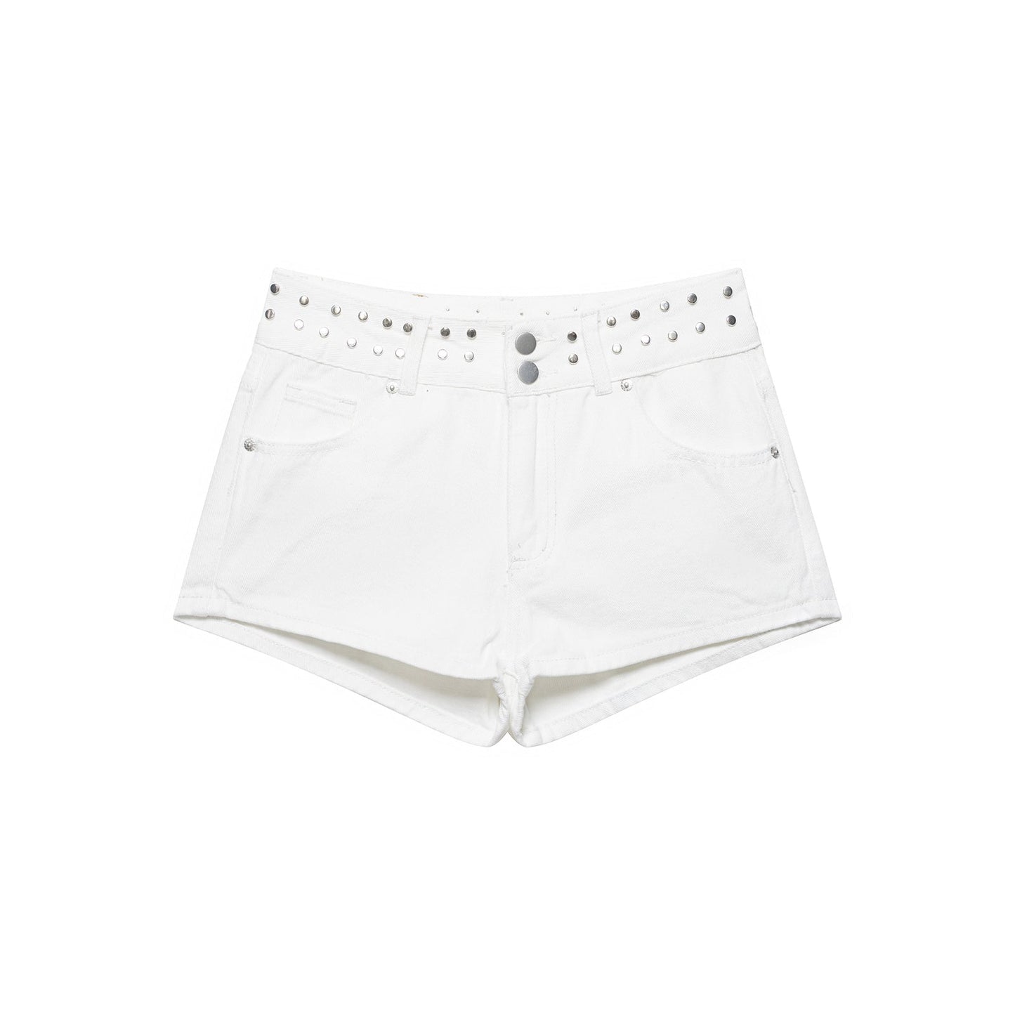 Women's low waisted star denim shorts