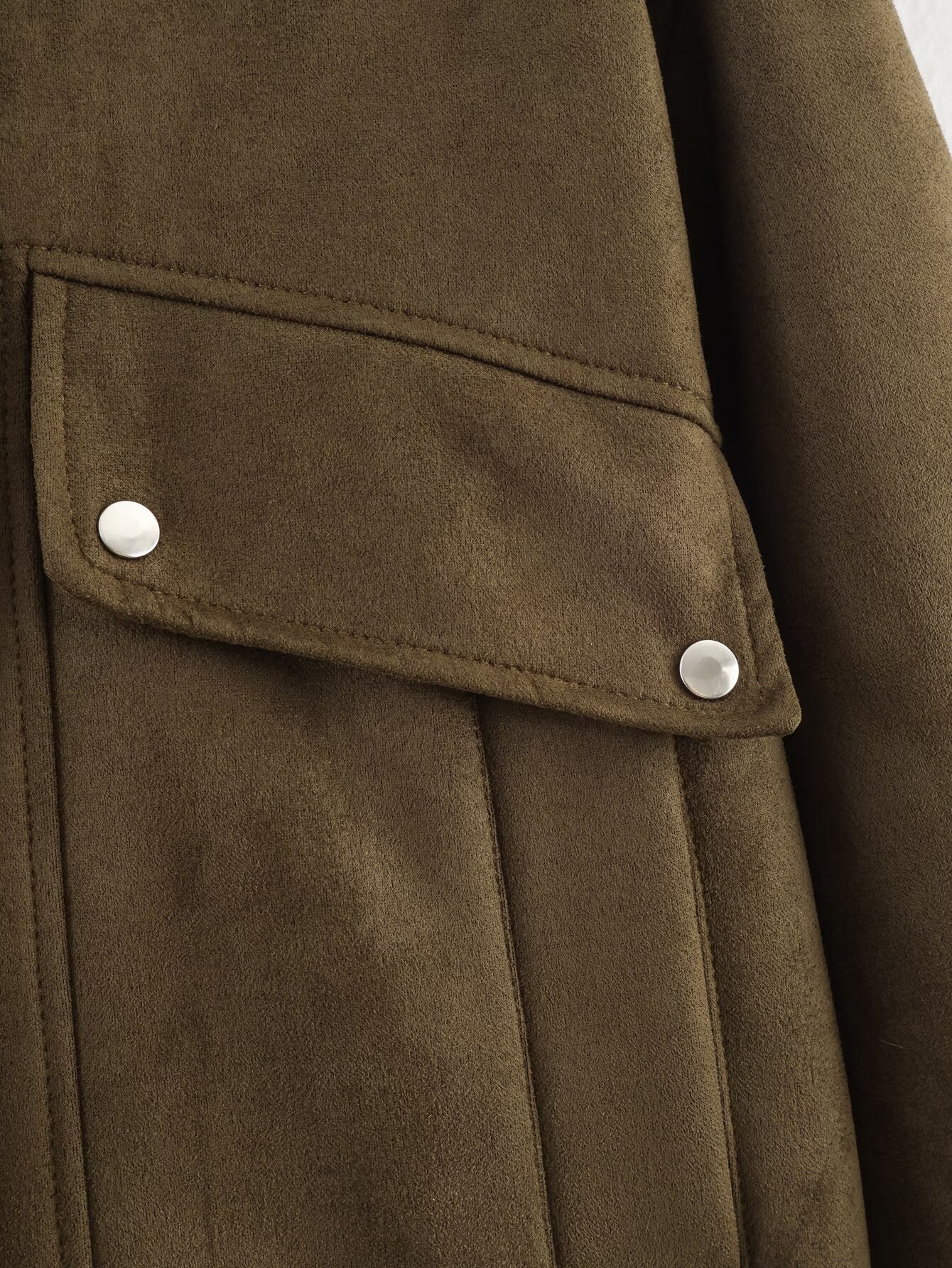 Women 2025 New stylish suede jacket