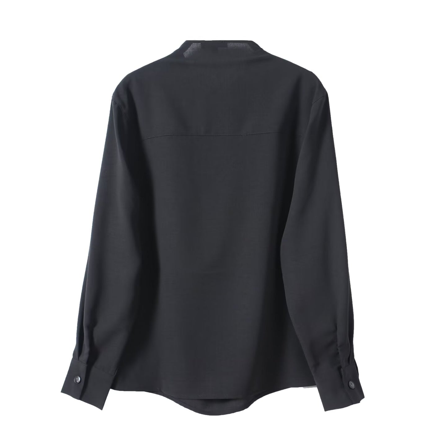 Women's Chinese style long sleeved button up shirt