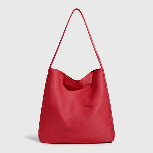 Women's new leisure wide shoulder strap one-shoulder large capacity bag