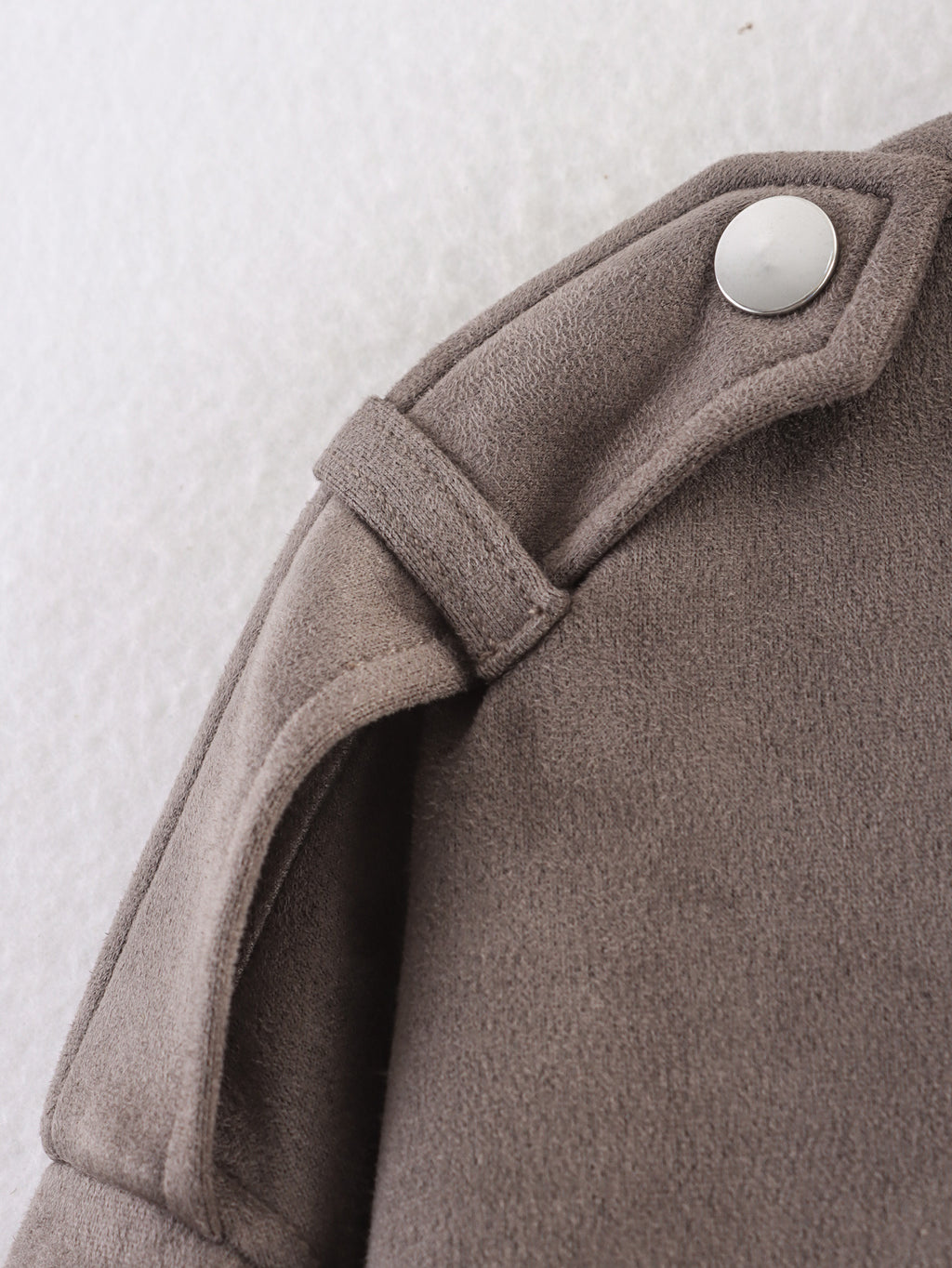 Women 2025 New Long-sleeved Suede textured jacket