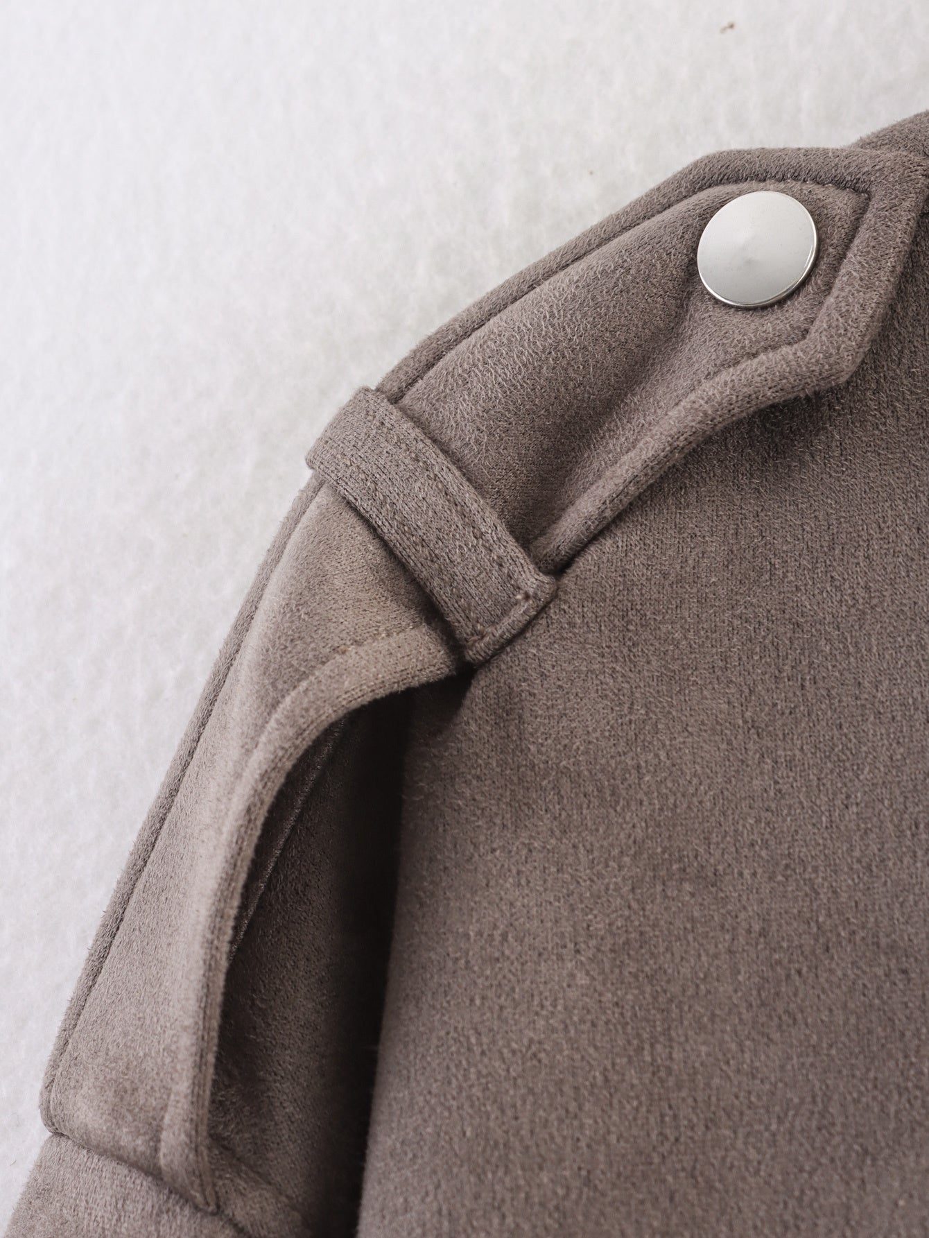 Women 2025 New Long-sleeved Suede textured jacket