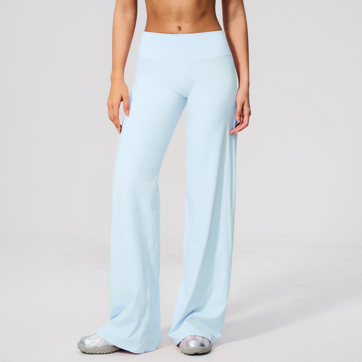 Women's new sanding slim pants loose wide-leg casual pants