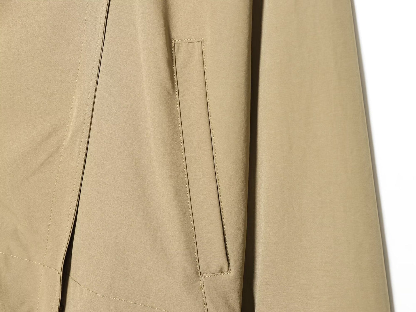 Women's casual lapel windbreaker jacket