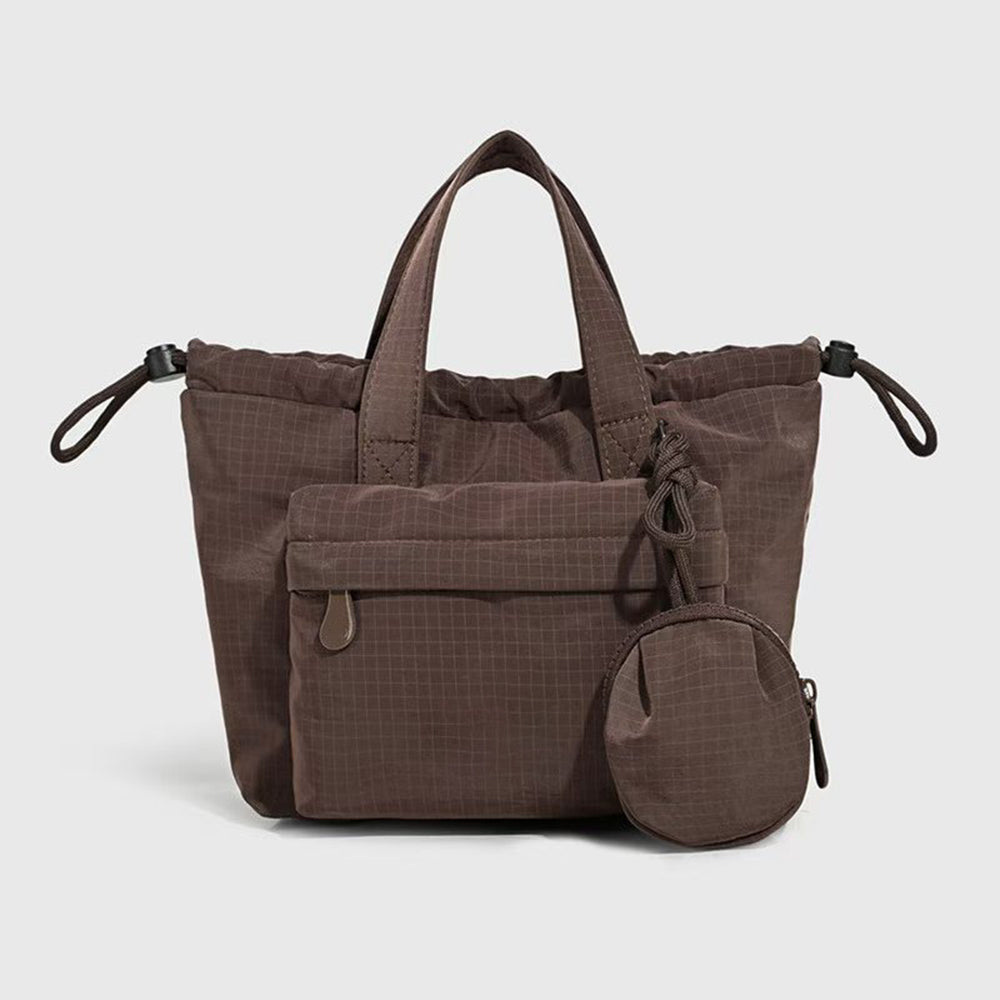Women's new leisure drawstring design portable messenger bag