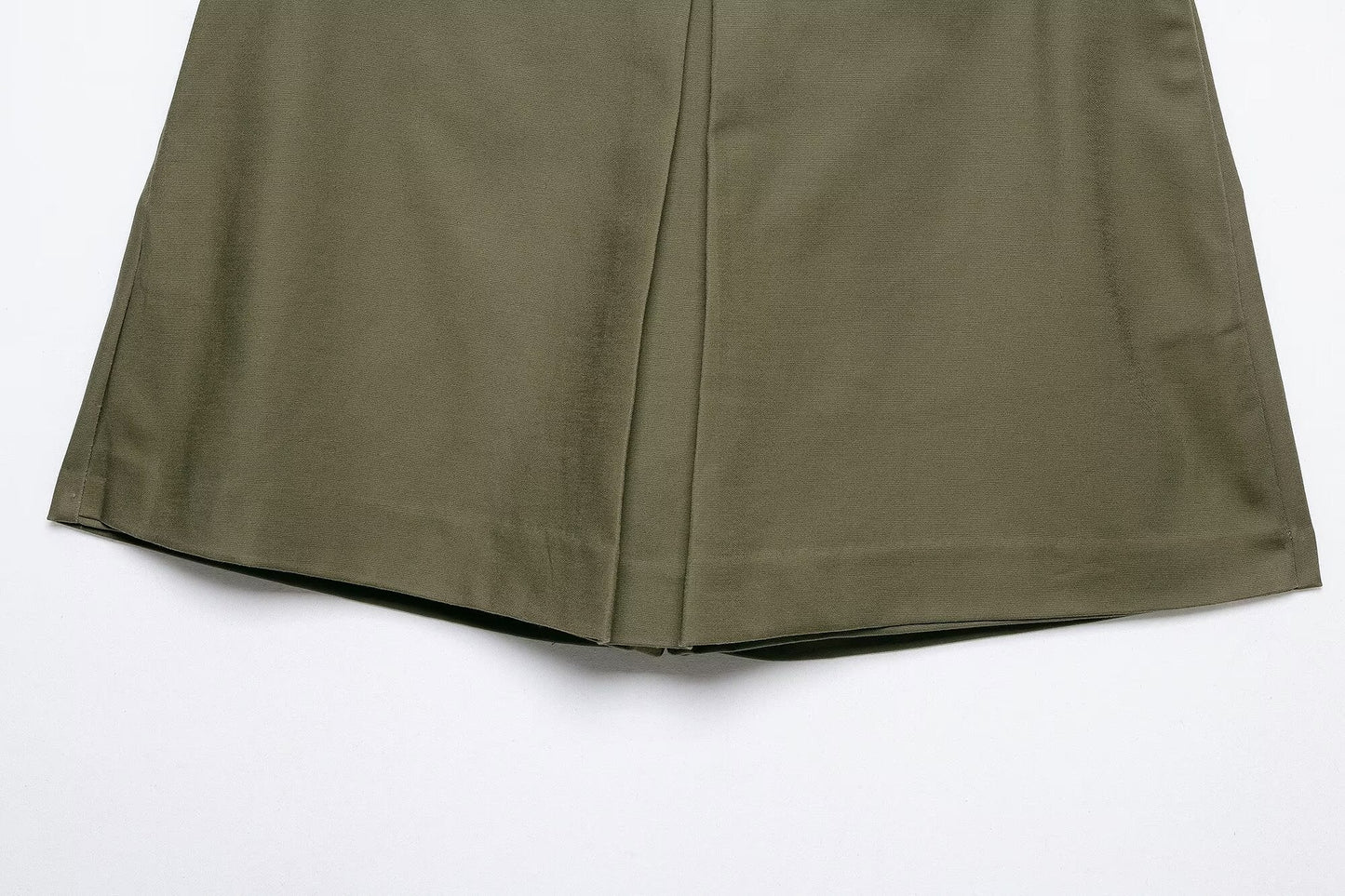 Women's with belt casual pleated culottes