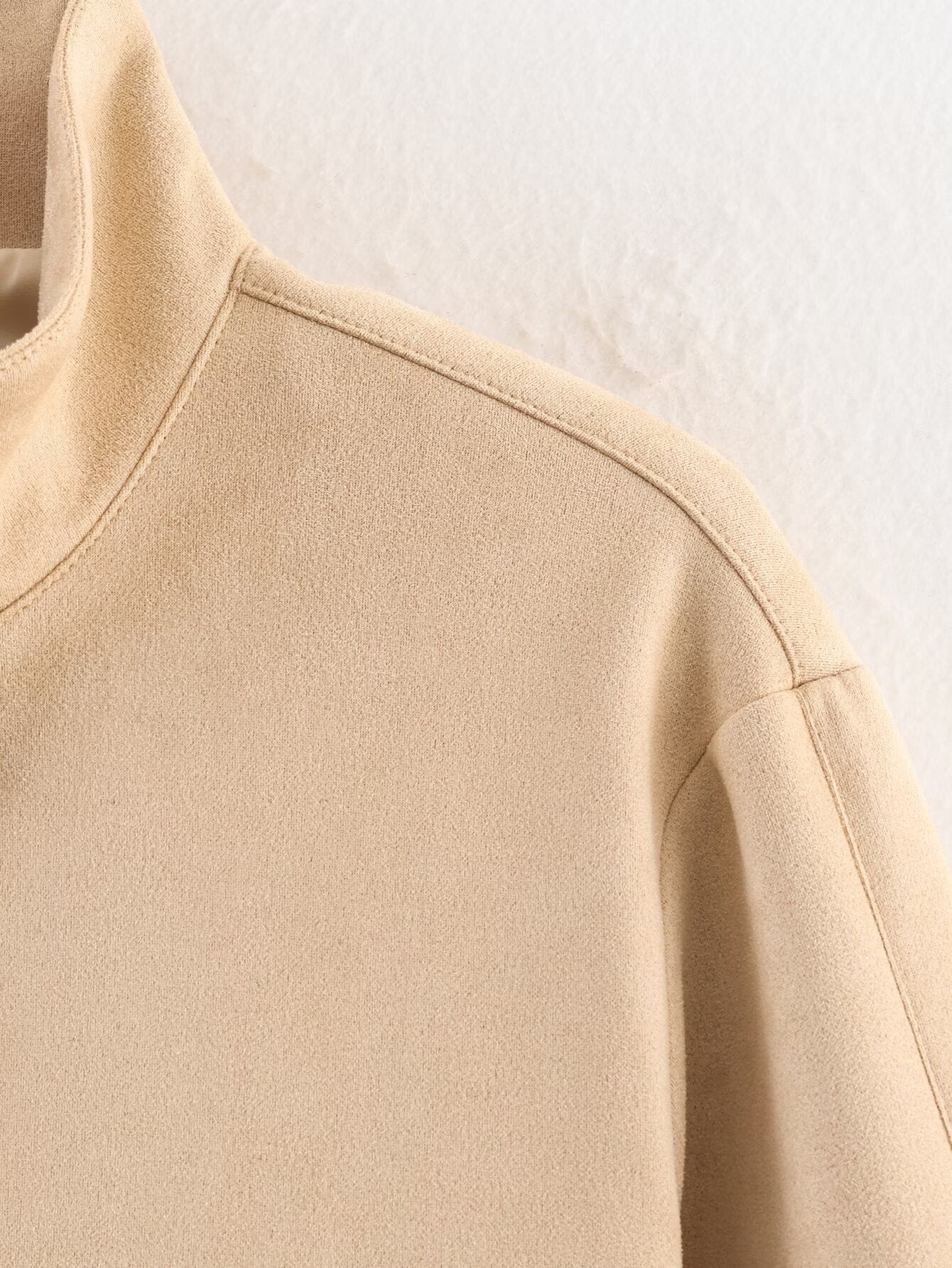 Women 2025 New Fashion Suede Jacket