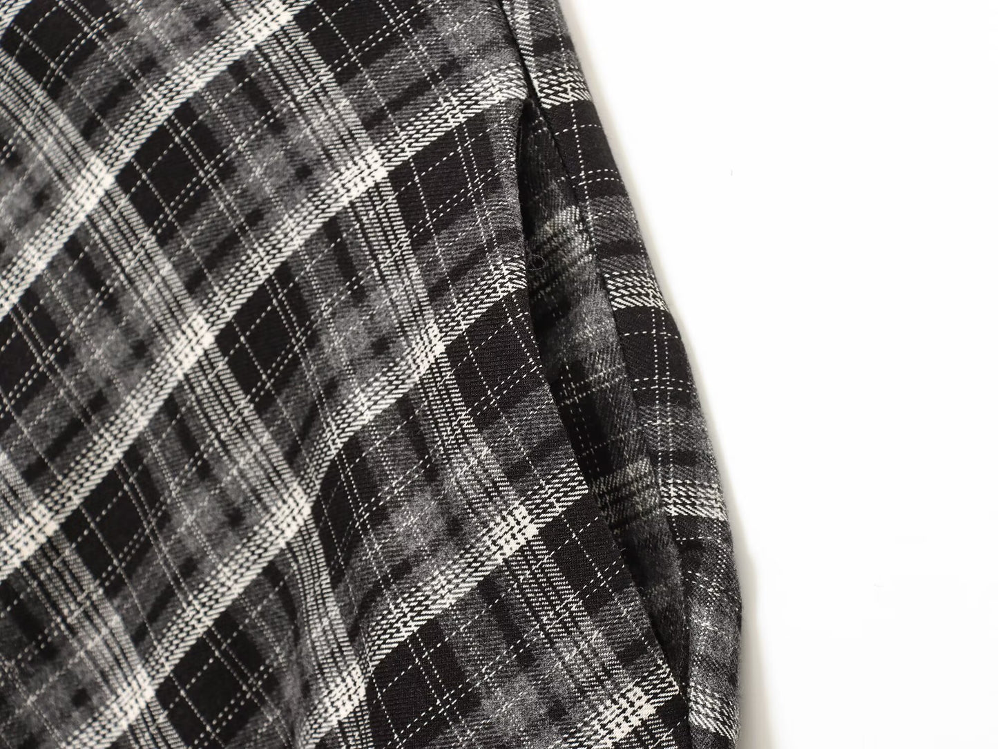 Women 2025 Winter New Loose plaid midi skirt