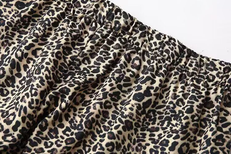 Women's animal striped printed shorts